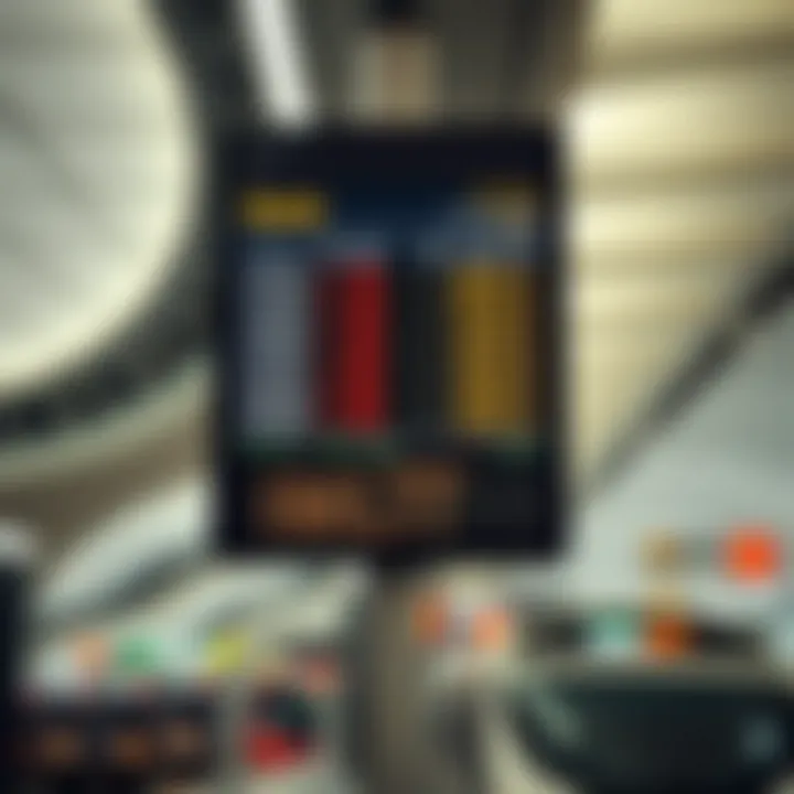 Digital schedule display at a Metro Dubai station