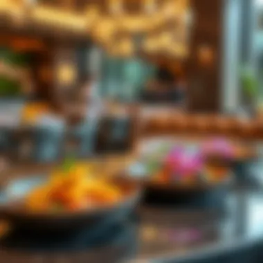 Culinary Creativity at Mint Restaurant Vibrant dishes showcasing Mint Restaurant's culinary creativity