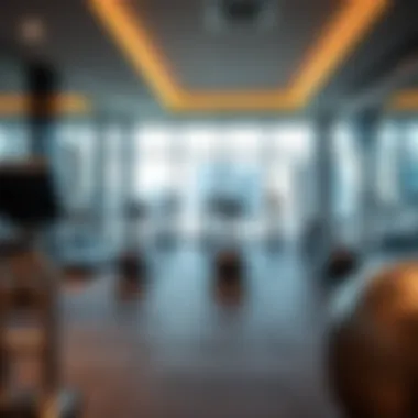 State-of-the-Art Fitness Center at Movenpick Hotel Apartment Modern fitness center within Movenpick Hotel Apartment