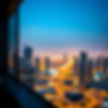 Breathtaking Skyline Views from Movenpick Hotel Apartment Stunning skyline view from Movenpick Hotel Apartment