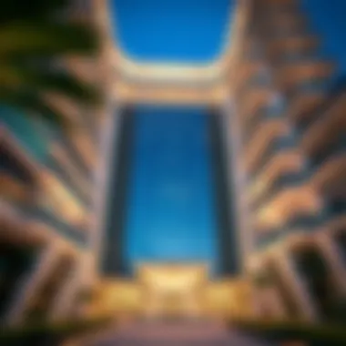 Architectural Masterpiece of Moza Plaza Stunning architectural view of Moza Plaza showcasing its modern design