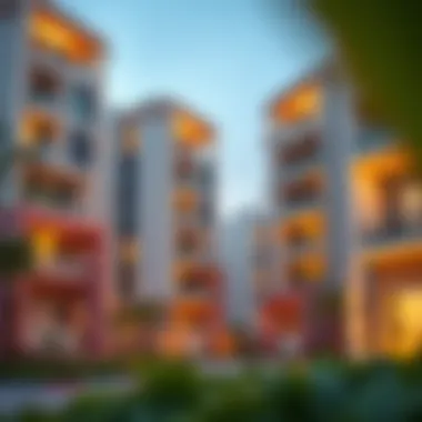 Architectural Highlights of Mudon Al Ranim Modern residential buildings highlighting architectural design in Mudon Al Ranim
