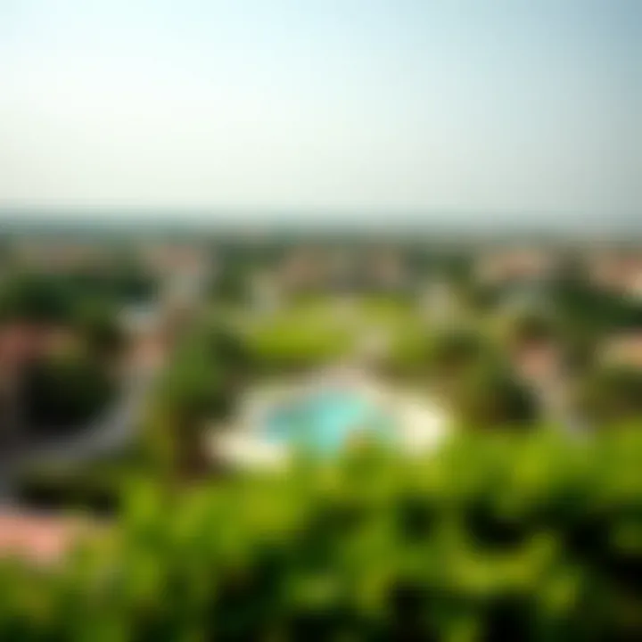 Stunning View of Nad Al Sheba Gardens Stunning view of Nad Al Sheba Gardens showcasing lush greenery