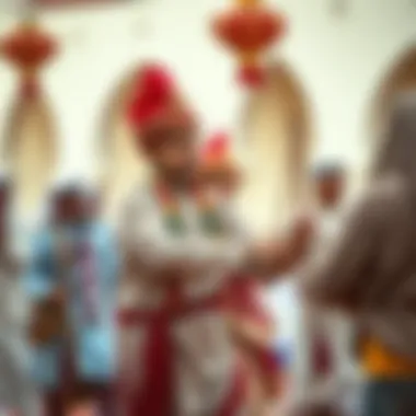 Traditional Emirati cultural performances during a holiday