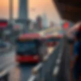 Overview of Dubai bus network