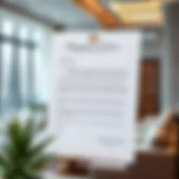 Elegant resignation letter template