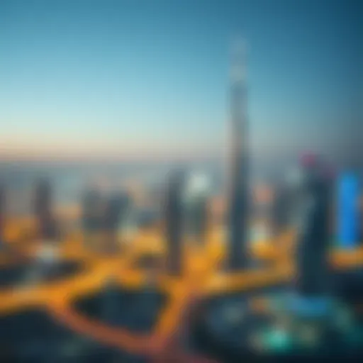 Dubai skyline showcasing diverse employment sectors