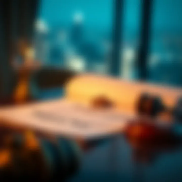 A legal document symbolizing property transactions