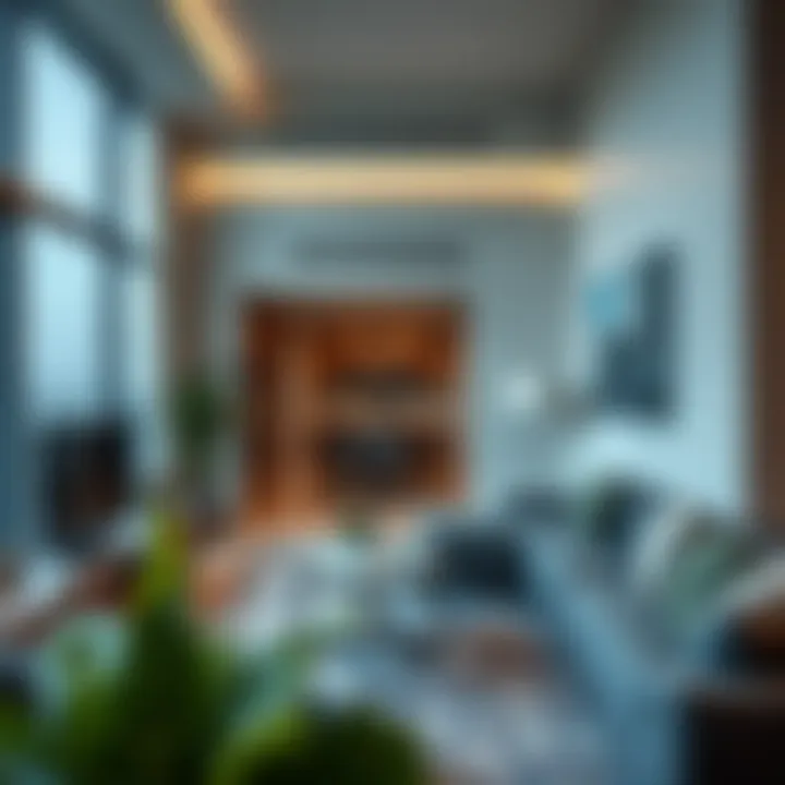 A modern apartment interior reflecting upscale living