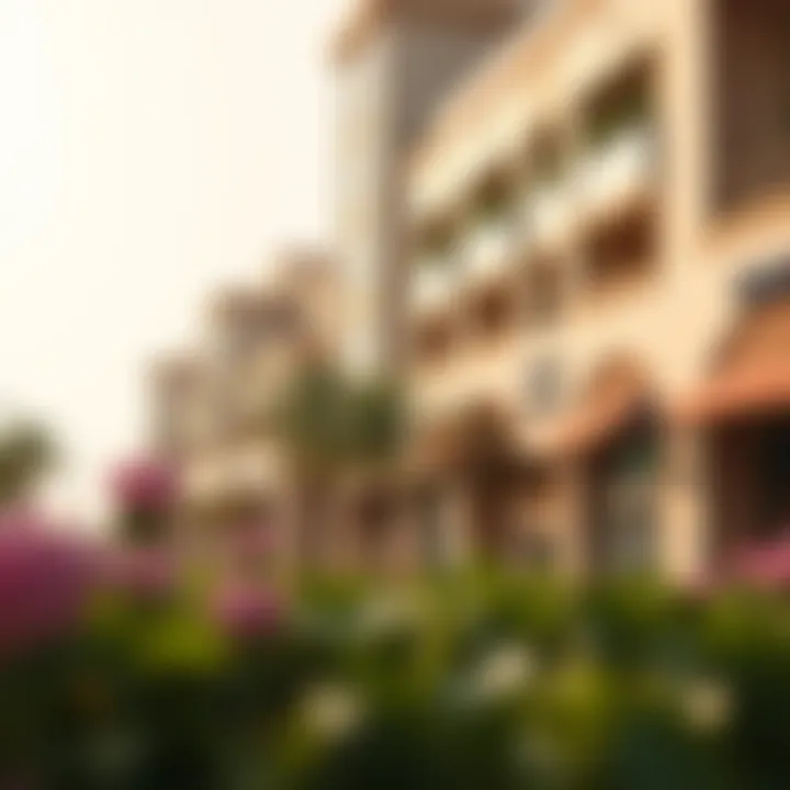 Local amenities in Al Warqa including parks and shopping areas