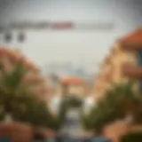 Scenic view of Al Warqa neighborhood showcasing residential buildings