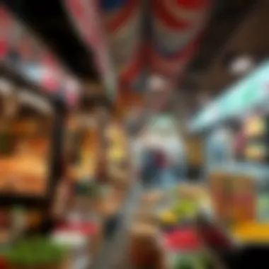 Commercial Opportunities in Aweer Market Aweer Market's bustling atmosphere with diverse stalls