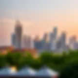 Stunning skyline of Dubai showcasing luxury real estate developments