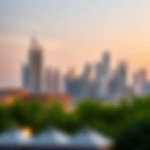 Stunning skyline of Dubai showcasing luxury real estate developments