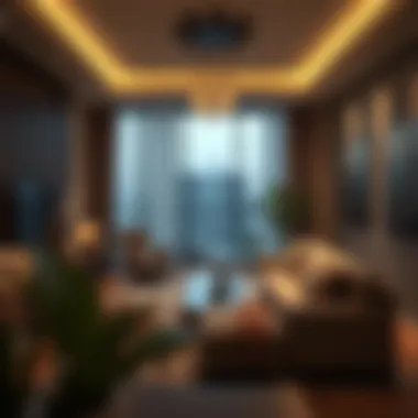 Upscale Apartment Interior Interior of a modern upscale apartment in Dubai