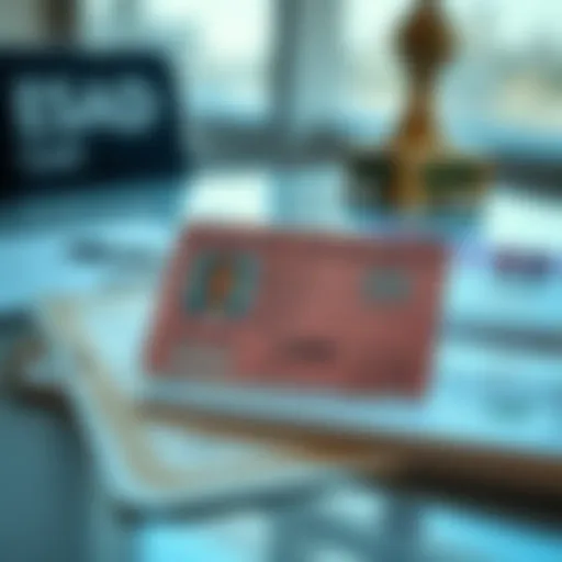 Esaad Card displayed with relevant documents
