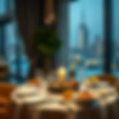 Exquisite Dining Experience Exquisite dining setup showcasing culinary delights