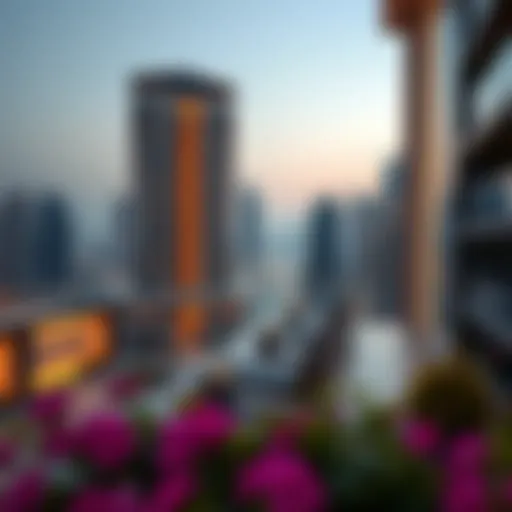 Stunning exterior view of Orla by Omniyat reflecting Dubai's skyline