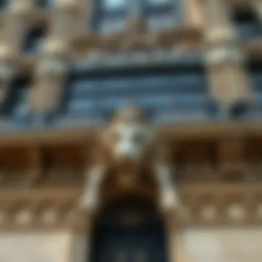 Facade Details of Palace Tower Close-up of Palace Tower's facade revealing intricate details