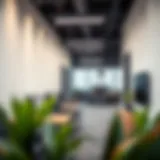Modern partition office setup in Silicon Oasis