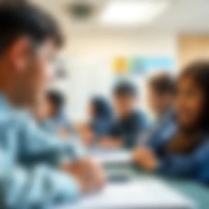 Classroom setting in a Dubai public school highlighting student engagement