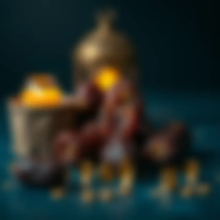 Date fruits symbolizing Iftar