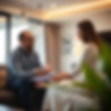 Essential Tips for Navigating Rental Agreements A couple discussing rental agreements in a modern setting