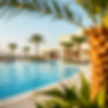 Community Amenities on Al Marjan Island Community amenities such as parks and pools on Al Marjan Island