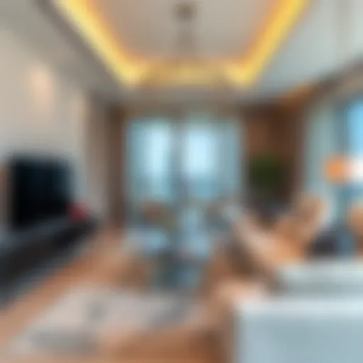 Modern apartment interior in Dubai