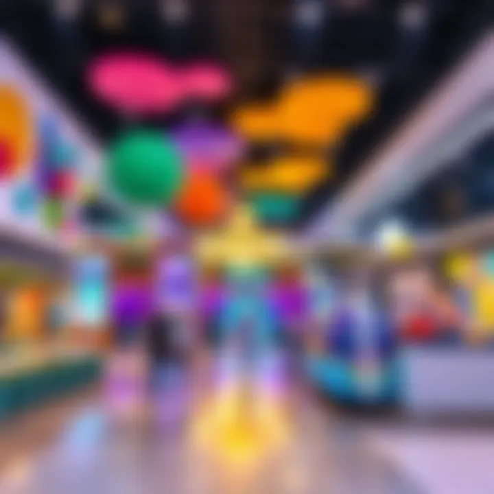 Engaging Entertainment Facilities at Seha Wahda Mall Entertainment zone with vibrant activities for all ages
