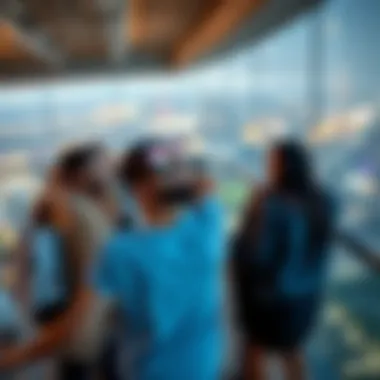 Experiencing the Thrills of Sky View Dubai Visitors enjoying the Sky View experience