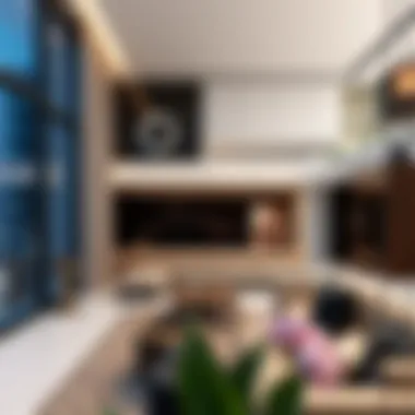 Interior Design of Soho Palm Dubai Luxurious interiors of a residential unit in Soho Palm Dubai
