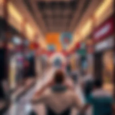 Interior Retail Spaces of Spring Village Mall Interior view highlighting the diverse retail spaces within the mall