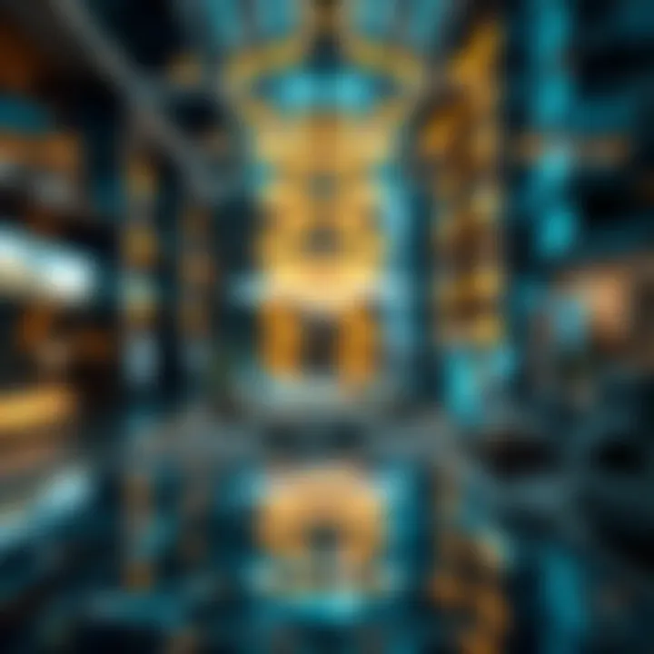 A close-up of advanced technology applications in real estate.