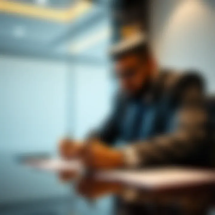 Tenancy contract signing ceremony