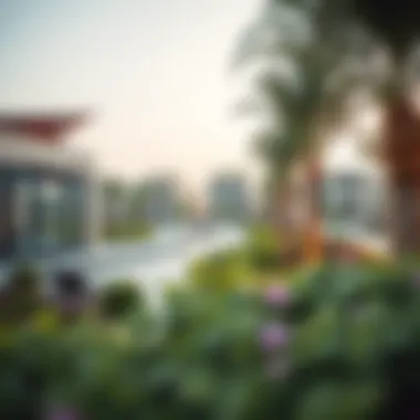 Community Serenity at The Anwa A beautifully landscaped community area designed for leisure and relaxation