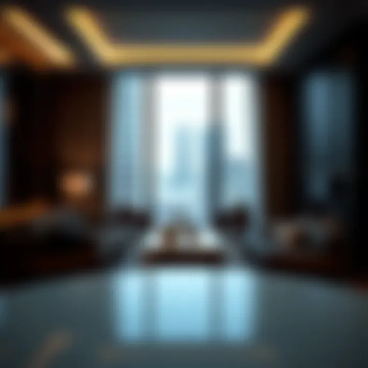 Inside a luxurious apartment in The Bay Tower illustrating lifestyle