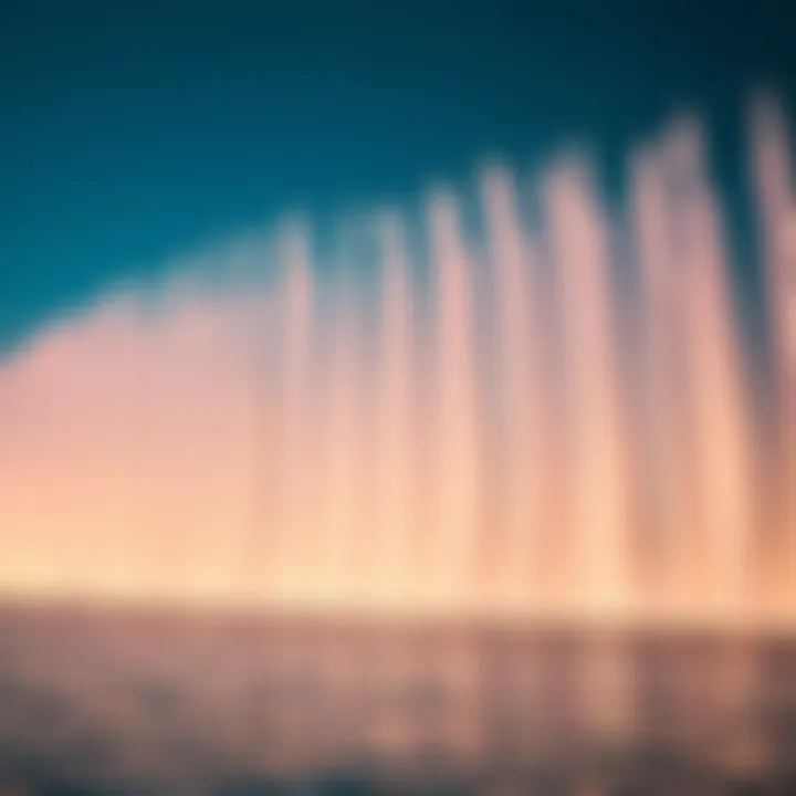 Synchronized Water Display at The Dubai Fountain Synchronized water display at The Dubai Fountain