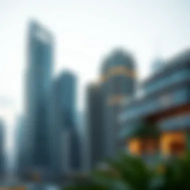Modern Skyscrapers and Luxury Real Estate Modern skyscrapers reflecting luxury and real estate trends