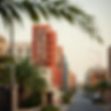 Vibrant Neighborhoods of Dubai and Lifestyle Choices Vibrant neighborhood in Dubai illustrating lifestyle choices