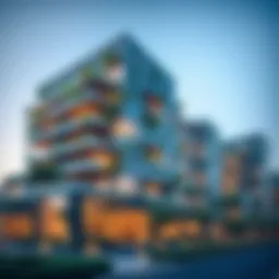 Sustainable architecture in Dubai showcasing green building designs