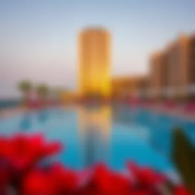 Vibrant Amenities at The Point Tower Vibrant amenities available at The Point Tower, such as swimming pools and recreational areas.