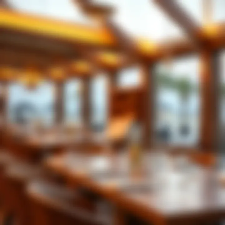 Luxurious beachfront dining experience
