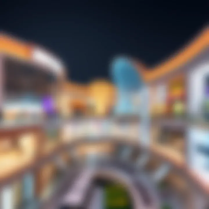 Cultural integration of the Ribbon Mall within Dubai