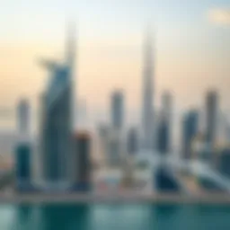 A panoramic view of Dubai's skyline showcasing modern architecture