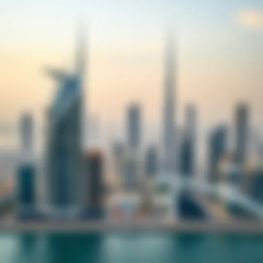 A panoramic view of Dubai's skyline showcasing modern architecture
