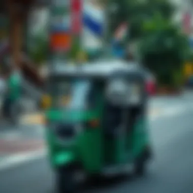 Economic impact of tuk tuks in local markets