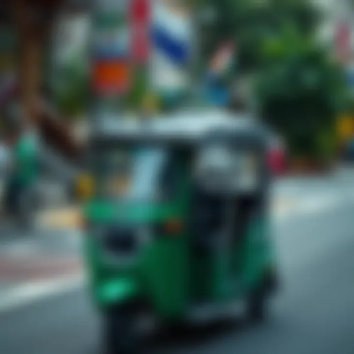 Economic impact of tuk tuks in local markets