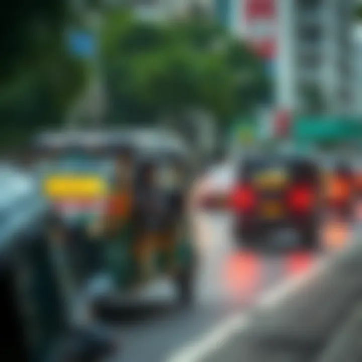 Tuk tuks reducing urban congestion