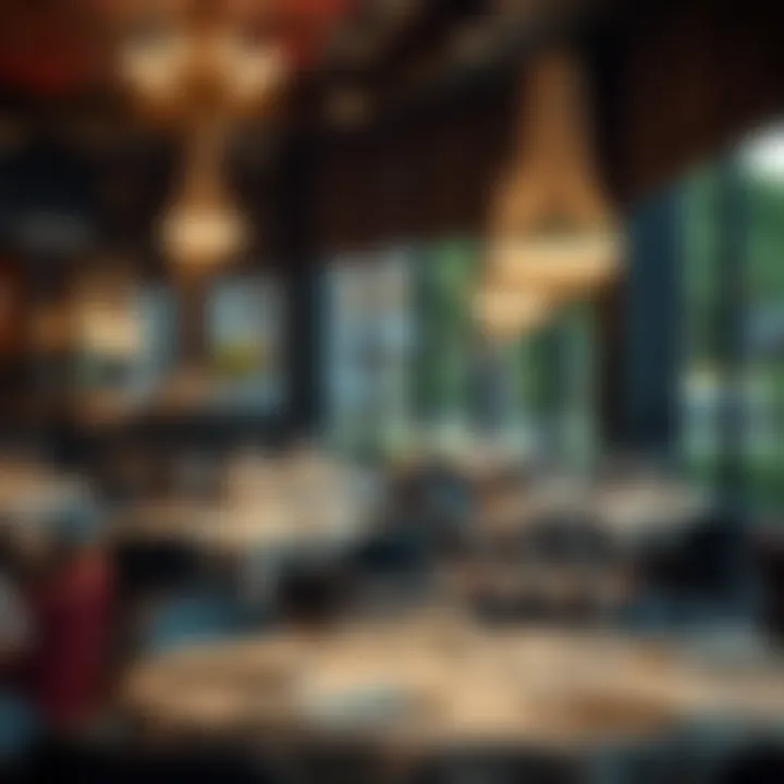 An elegant dining setting in a Michelin-starred restaurant